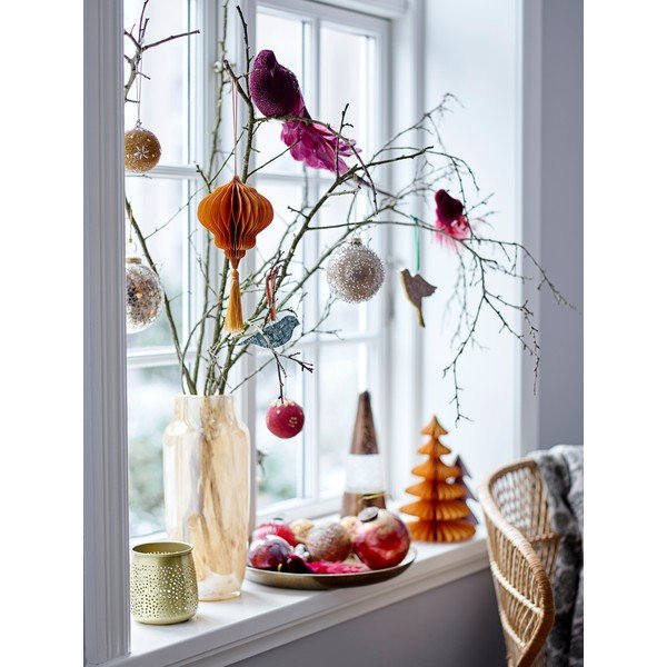 Ornamente de Crăciun suspendate în set de 4 Milay - Bloomingville-image-1