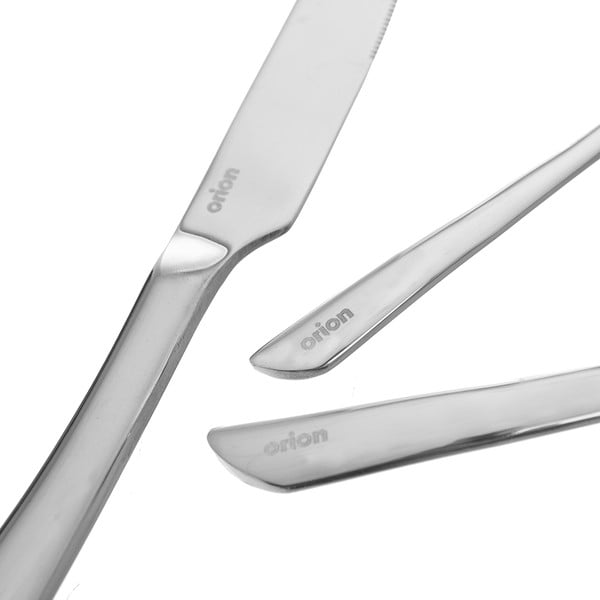 Tacâmuri argintii din oțel inoxidabil 24 buc. Shape – Orion-image-4