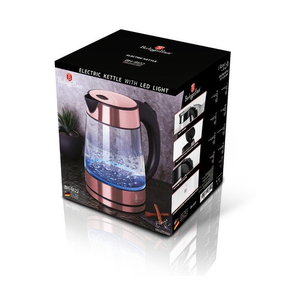 Ceainic electric roz de 1,7 l I-Rose Edition - BerlingerHaus-image-4