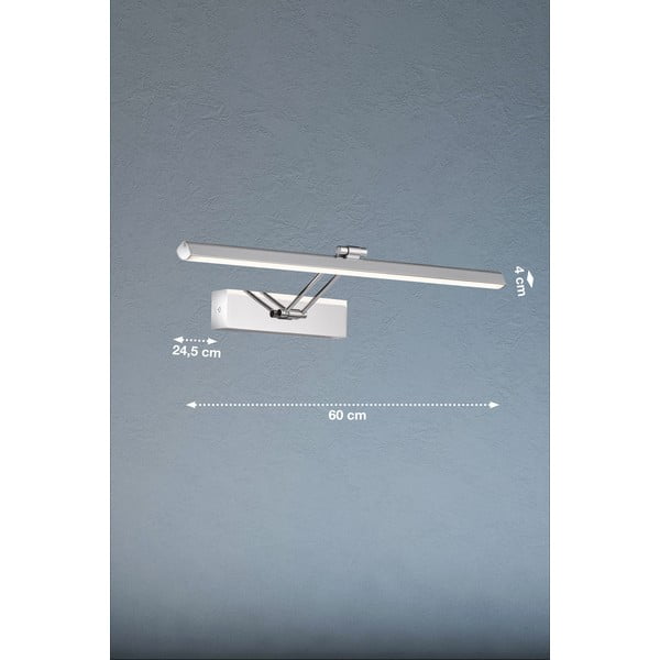 Aplică de perete argintie LED Baabe – Fischer & Honsel-image-3