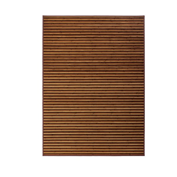 Covor galben muștar/maro din bambus 180x250 cm – Casa Selección