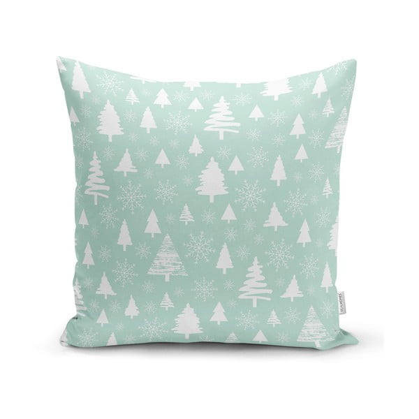 Față de pernă 43x43 cm  cu model de Crăciun – Mila Home