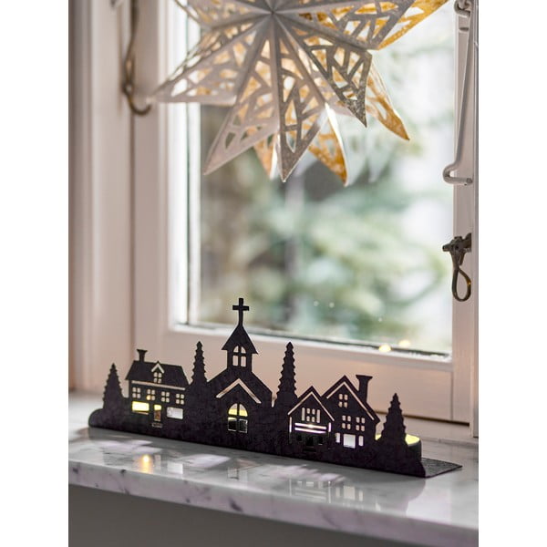 Sfeșnic pentru lumânări pastilă, pentru advent, din metal Cielo – Bloomingville-image-1