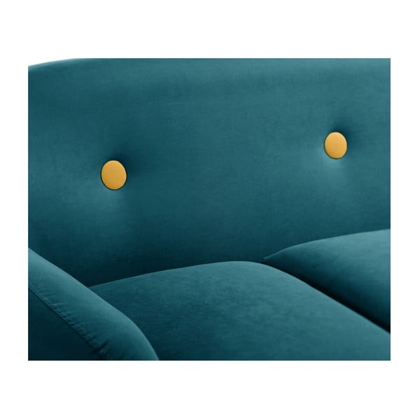 Colțar cu șezlong pe partea dreaptă Scandi by Stella Cadente Maison, albastru-image-1