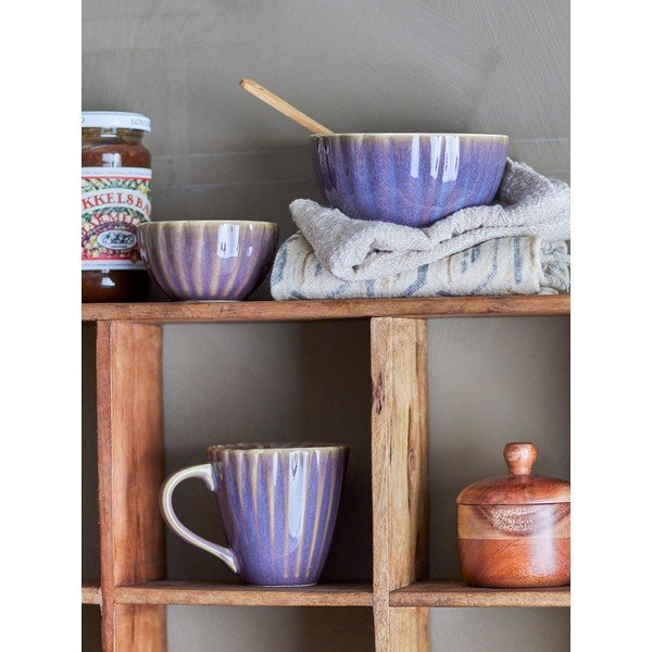 Cană violetă din gresie ceramică 220 ml Latina – Bloomingville-image-4