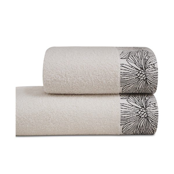 Prosop fildeș din bumbac din frotir 50x100 cm Valencia – My House-image-2