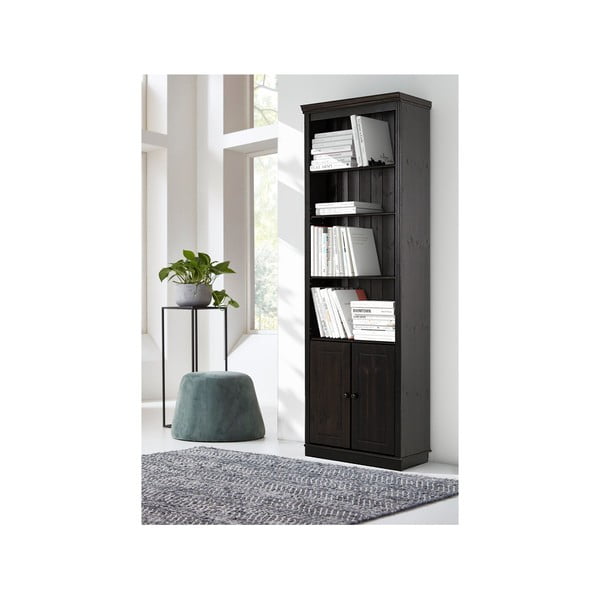 Bibliotecă maro din lemn de pin 74x223 cm Anita – Støraa-image-2