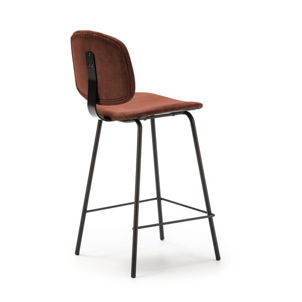 Scaune de bar burgundy 2 buc. (înălțime șezut 64 cm) Arus – Marckeric-image-4