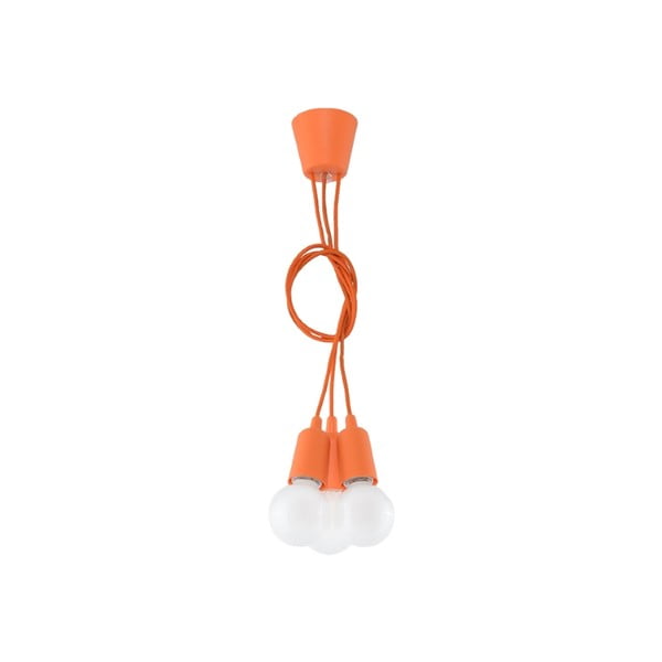 Lustră portocalie ø 15 cm Rene – Nice Lamps