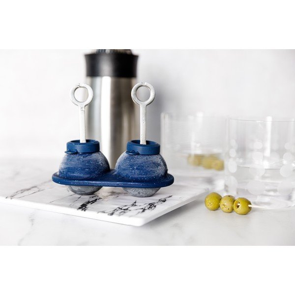 Formă de gheață albastră din silicon Barcraft - Kitchen Craft-image-1