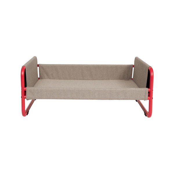 Pat pentru animale de companie roșu pentru câini din oțel 72x58 cm Milo – OYOY Living Design