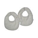 Bavete gri 2 buc. din muselină – Bébé Douceur