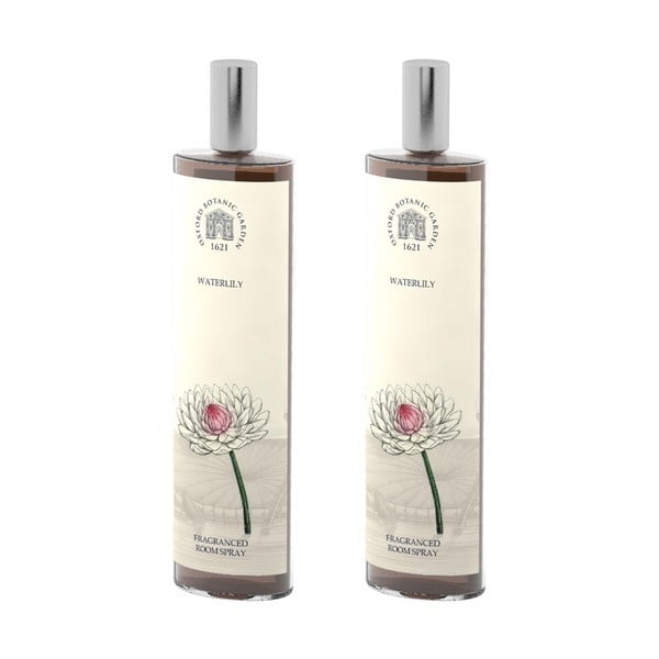 Set 2 spray-uri parfumate de interior cu aromă de crin de apă Bahoma London Fragranced, 100 ml