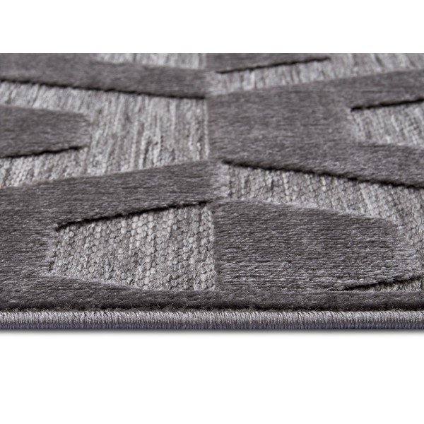 Covor gri antracit 133x190 cm Iconic Hexa – Hanse Home-image-2