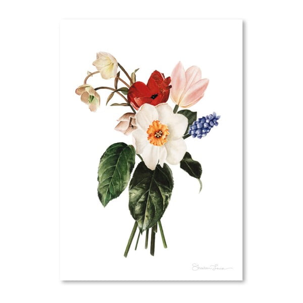 Poster Americanflat Spring Bouquet by Shealeen Louise, 30 x 42 cm