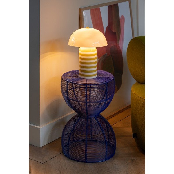 Măsuță auxiliară rotundă din metal ø 30 cm Cuerda Doble – Leitmotiv-image-3