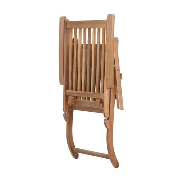 Șezlong de grădină din lemn de salcâm SOB Garden, alb-image-2