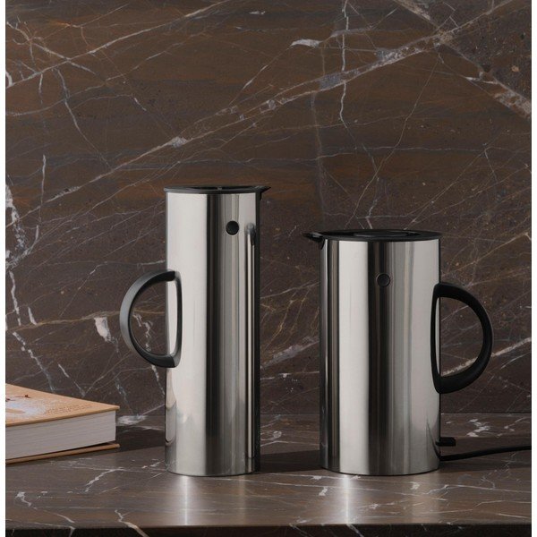 Cană termos argintiu din oțel inoxidabil 1 l EM77 – Stelton-image-1