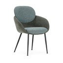 Set de scaune de living albastru 2 buc. tapițat Nure – MOME