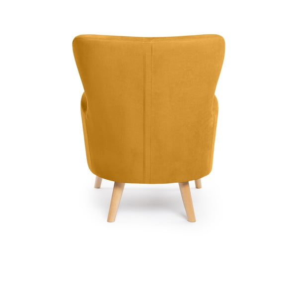 Fotoliu galben muștar wing Noemye – Bonami Selection-image-4