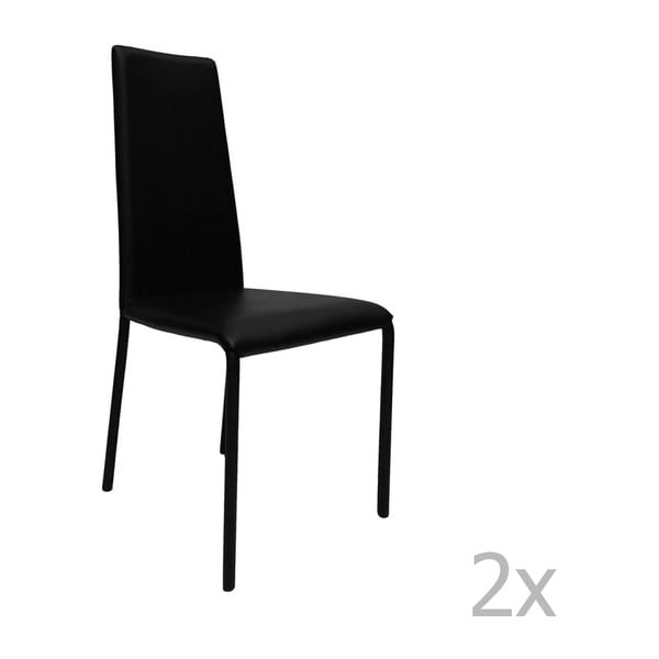 Set 2 scaune Esidra Eco, negru