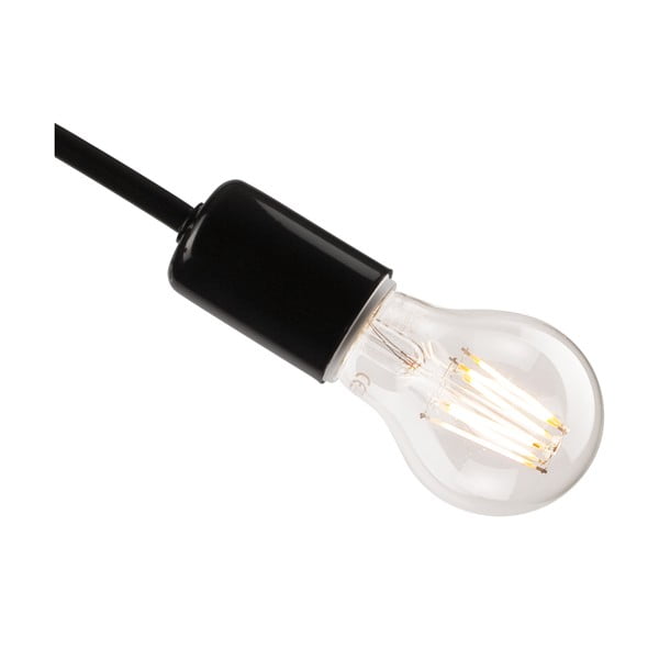 Plafonieră neagră fără abajur 36x36 cm Camilla – LAMKUR-image-4