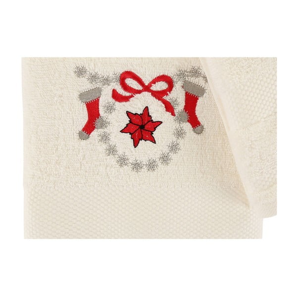 Set de Crăciun prosop alb și prosop mare baie Corap -image-3
