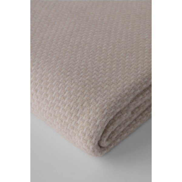 Pătură bej din amestec de bumbac 140x180 cm Zen – Euromant-image-2