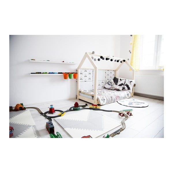 Pat pentru copii, cu părți laterale,  Benlemi Tery, 80 x 160 cm-image-4