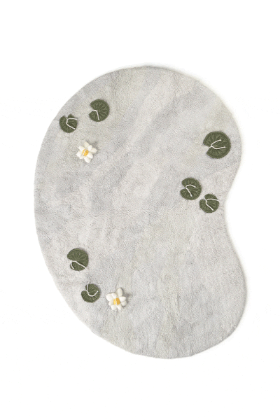 Covor de joacă pentru copii gri deschis din bumbac 130x170 cm Swan Lake – Lorena Canals-image-2