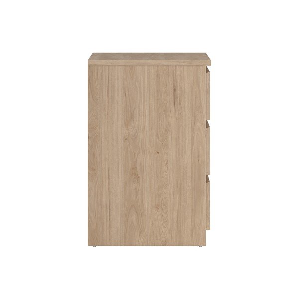 Comodă în culoare naturală cu aspect de lemn de stejar 154x76x50 cm Naia – Tvilum-image-4