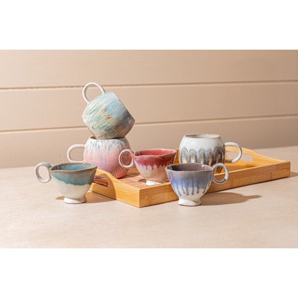 Cană bej din ceramică Coralie – Sass & Belle-image-1