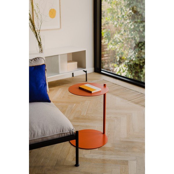 Măsuță auxiliară rotundă din oțel 41x40 cm Ande – noo.ma-image-1