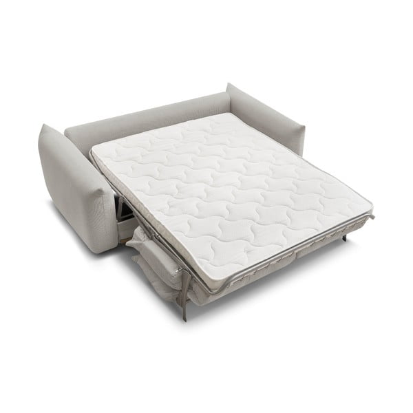 Canapea gri deschis extensibilă 214 cm Ernest – Bobochic Paris-image-4