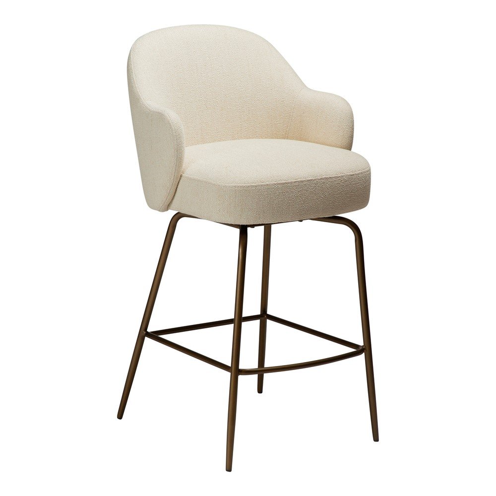 Scaun de bar bej rotativ (înălțime șezut 70 cm) Bae – DAN-FORM Denmark