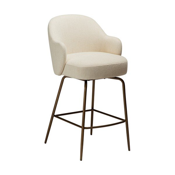 Scaun de bar bej rotativ (înălțime șezut 70 cm) Bae – DAN-FORM Denmark