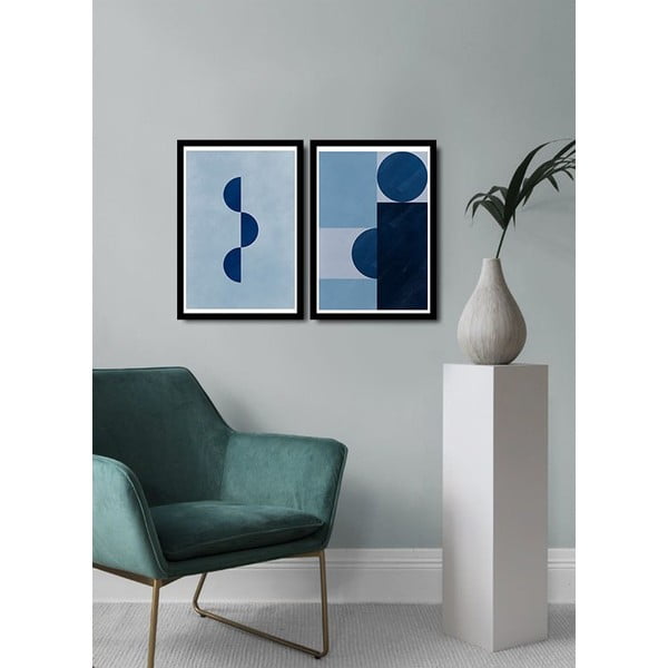 Tablouri 2 buc. 36x51 cm Shapes – Wallity-image-1