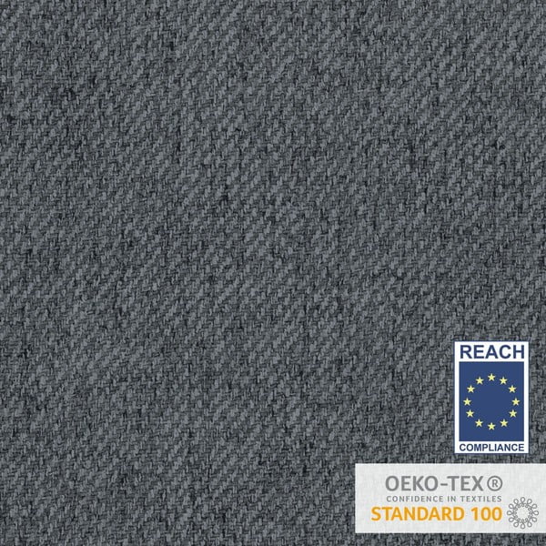 Pat boxspring gri cu spațiu de depozitare 200x200 cm Imagine – Maison de Rêve-image-1