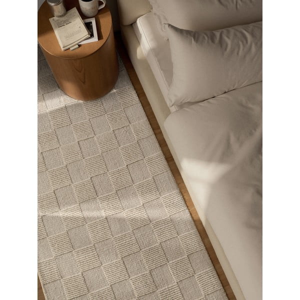 Covor tip traversă crem țesut manual din lână 80x200 cm Scala – Villeroy&Boch-image-3