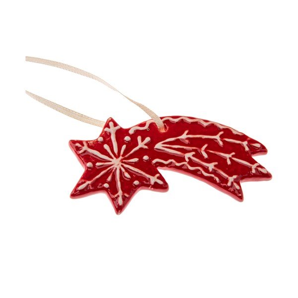 Ornament de Crăciun din ceramică 9 cm Gingerbread Comet – Dakls