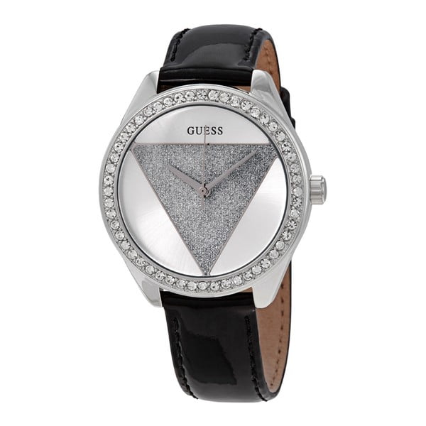 Ceas damă Guess W0884L3, curea din piele, negru-image-3