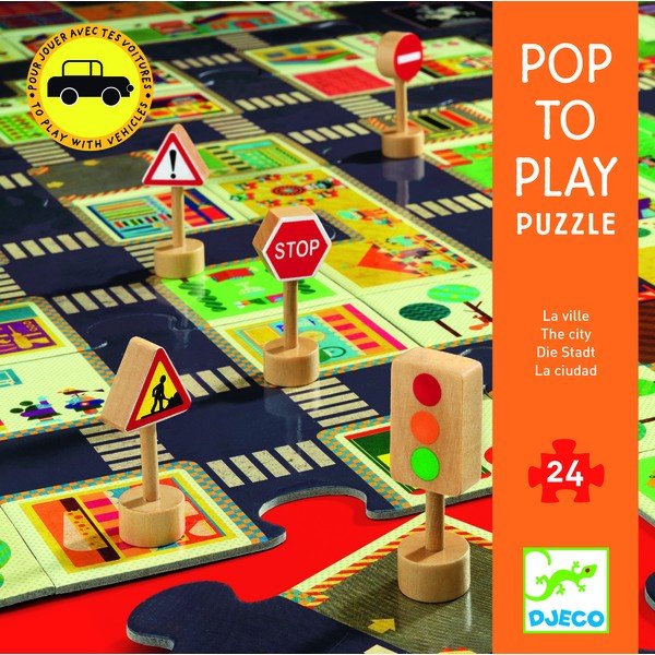 Puzzle pentru copii Djeco City-image-1