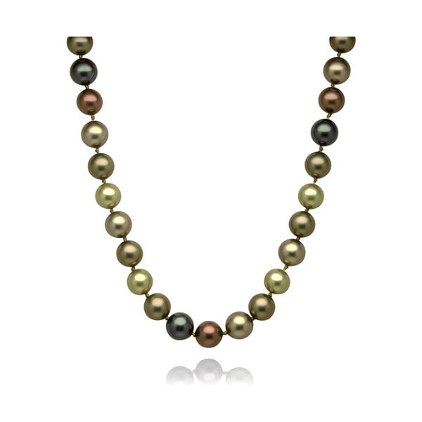 Colier verde cu maro Mara de Vida Perldor, lungime 45 cm-image-2