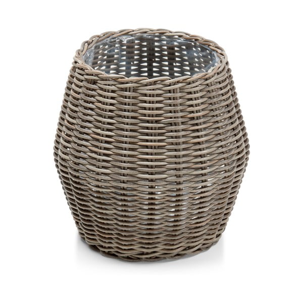 Ghiveci din ratan artificial pentru grădină Bonami Essentials Grande Fiore, natural-image-3