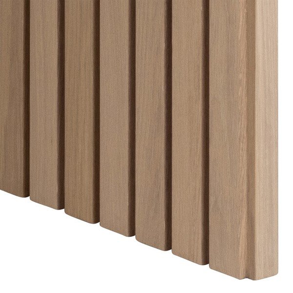 Masă de dining albă cu aspect de lemn de stejar 105x220 cm Christo – Actona-image-3