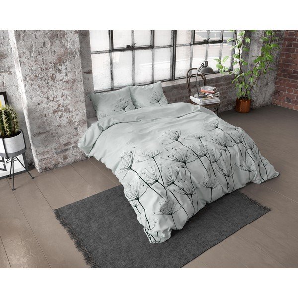 Lenjerie din flanelă pentru pat dublu Dreamhouse Jaelyn, 200 x 220 cm, gri-image-2
