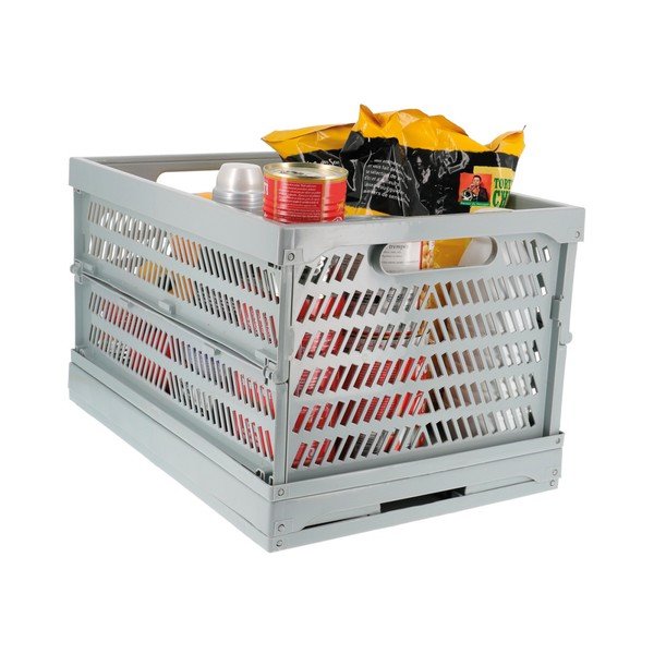 Cutie depozitare Compactor Caddi, gri-image-1