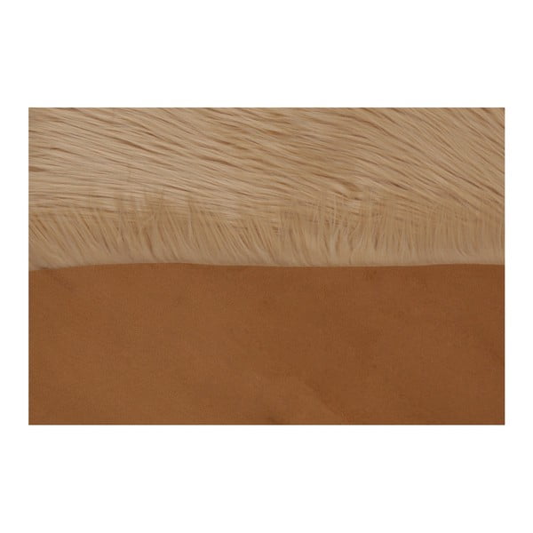 Covor din blană artificială Dione, 100 x 75 cm, maro-image-1