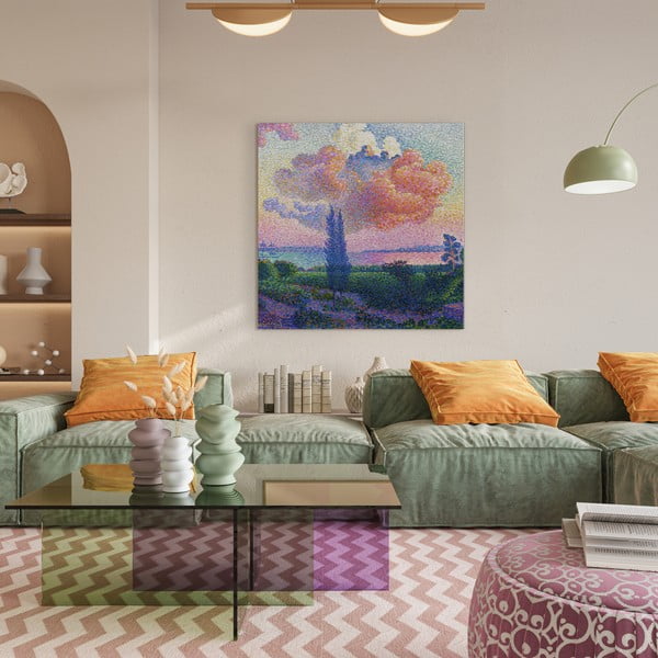 Tablou 80x80 cm The Pink Gold – Styler-image-1