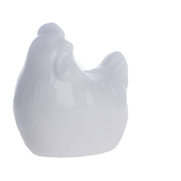 Solniță din ceramică Ewax Hen Henriette, înălțime 8 cm, alb